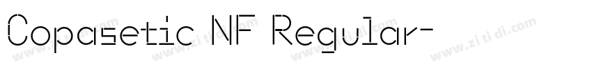 Copasetic NF Regular字体转换